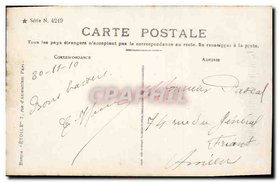 CPA Heureux Anniversaire Femme — Verso