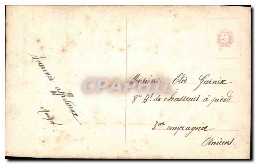 CPA Femme — Verso