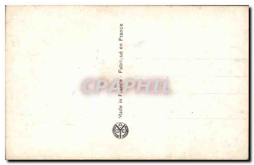 CPA Femme — Verso