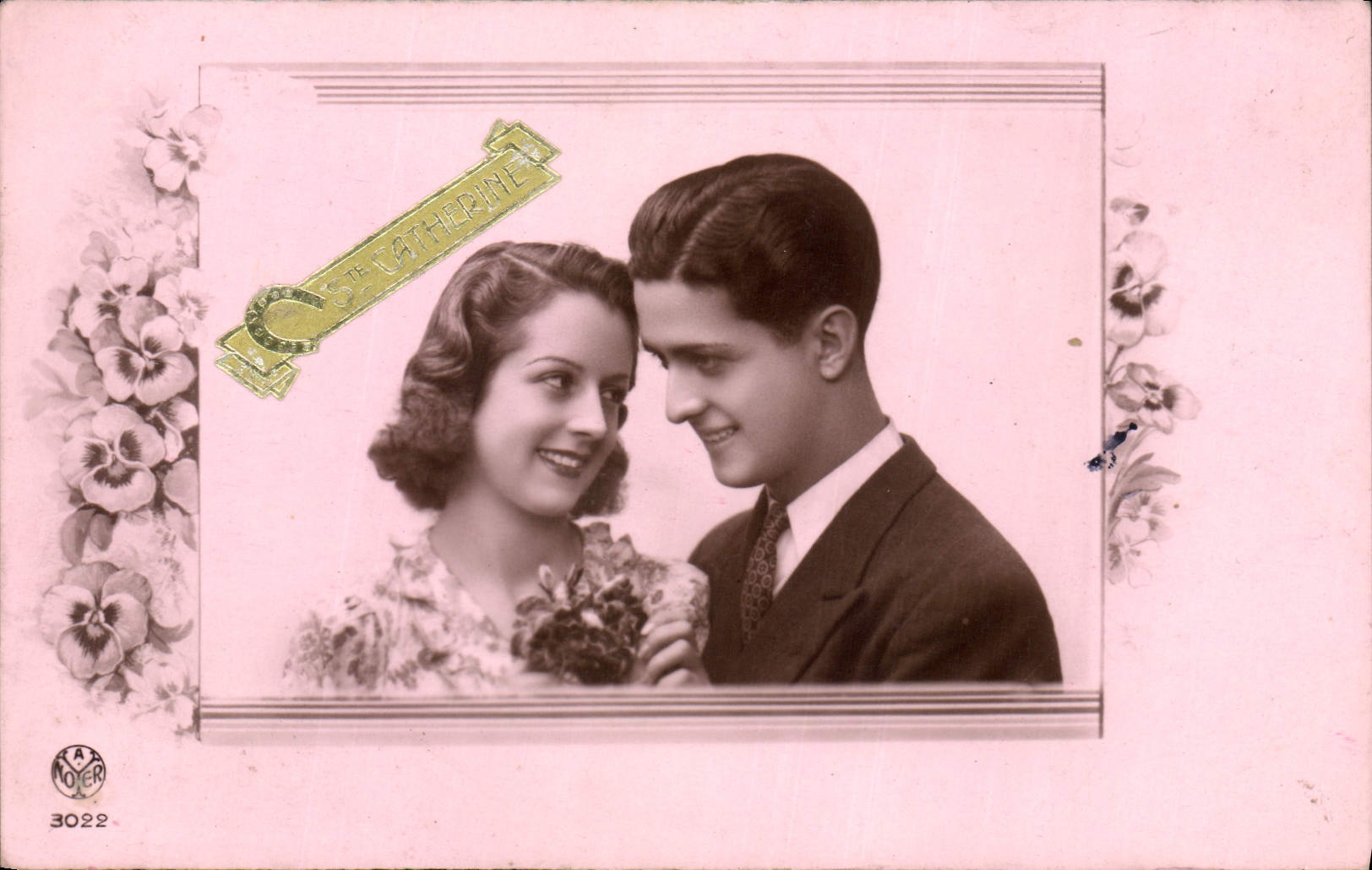 Couple — Sainte Catherine — éditeur RAT NOER n°3022