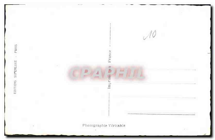 CPA Vive St Barbe Femme — Rückseite