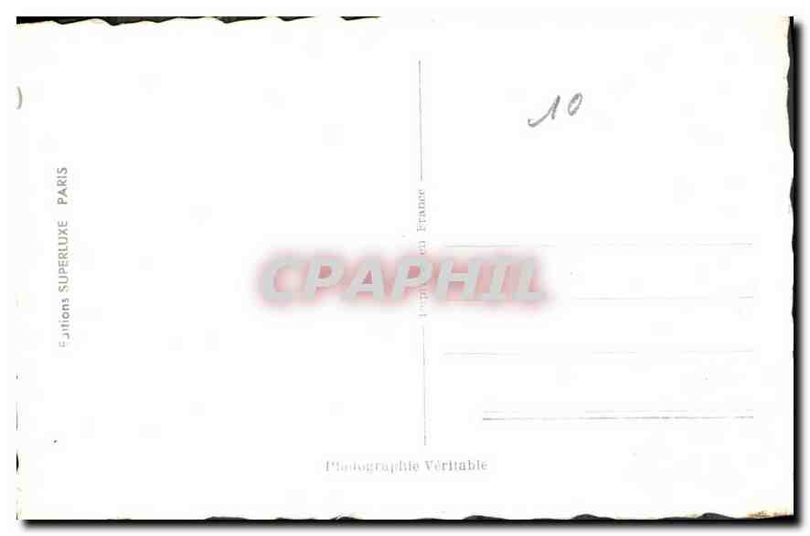 CPA Femme — Verso