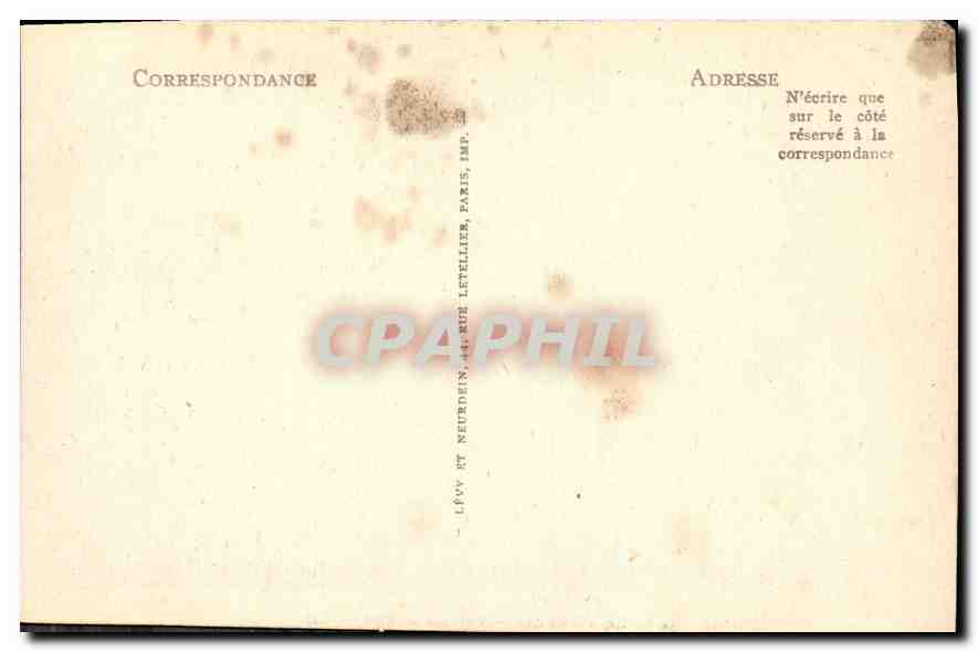 LE PORTEL — Vue sur le Fort — Édition du Bazar Portelois — Verso