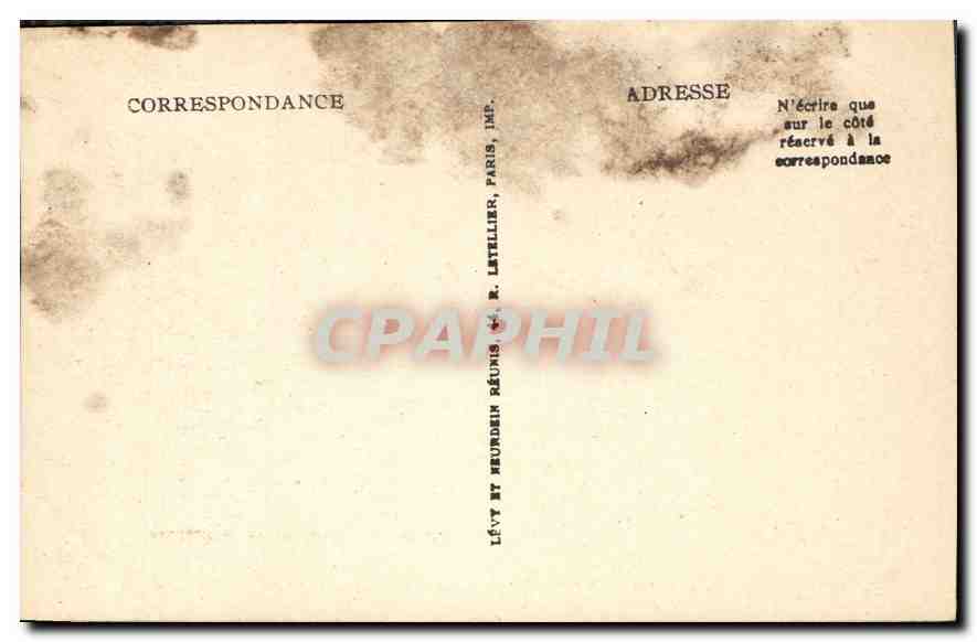 CPA Le Portel vue prise du Calvaire  — Verso