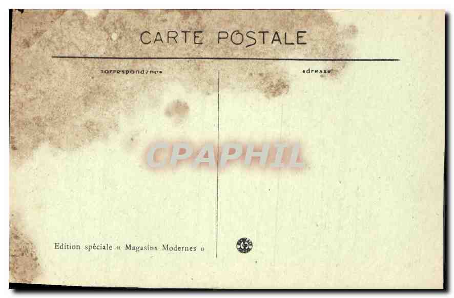 Valenciennes — Hôtel de Ville - Place d'Armes — Édition spéciale « Magasins Modernes » — Verso