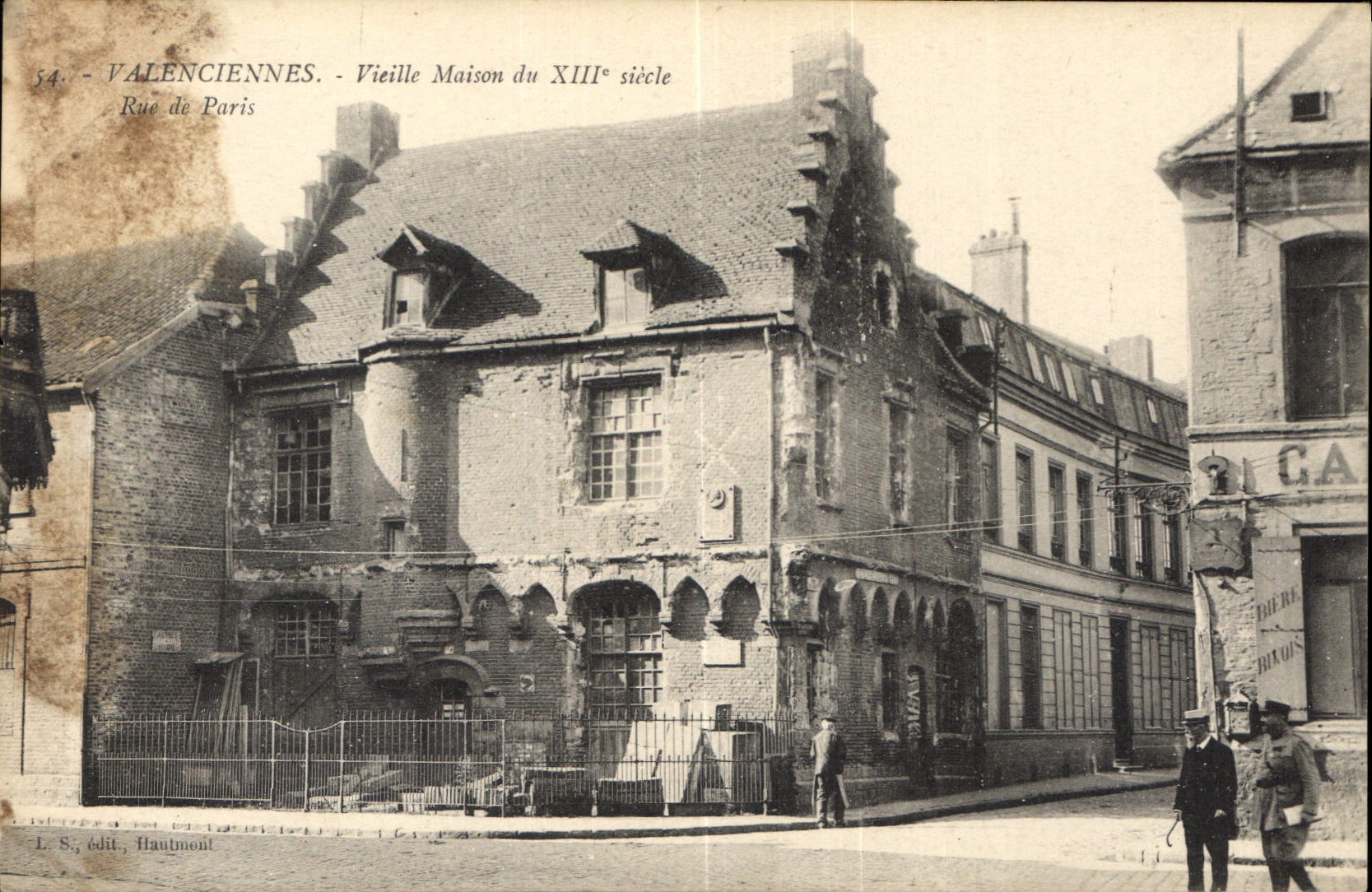 Valenciennes - Vieille Maison du XIIIe siècle - Rue de Paris