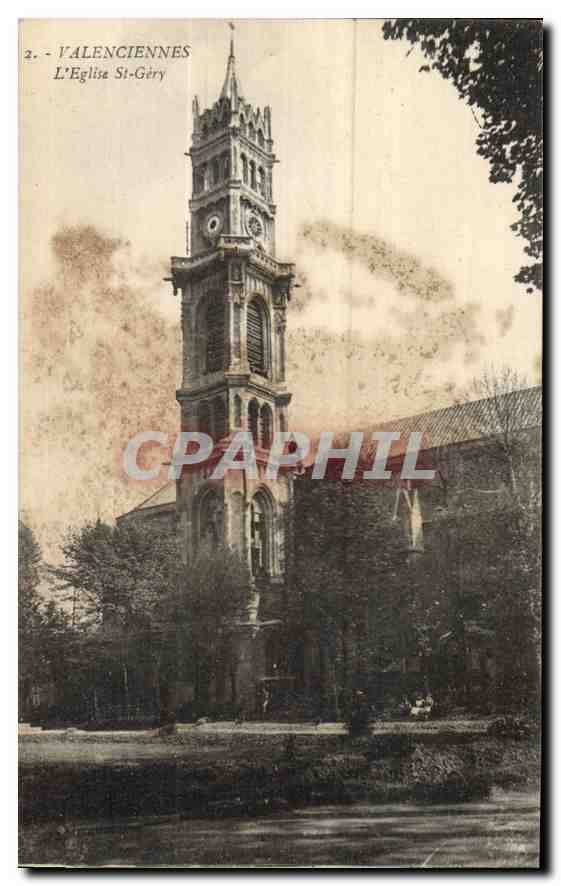 Valenciennes — L'Église St-Géry — CPAPHIL