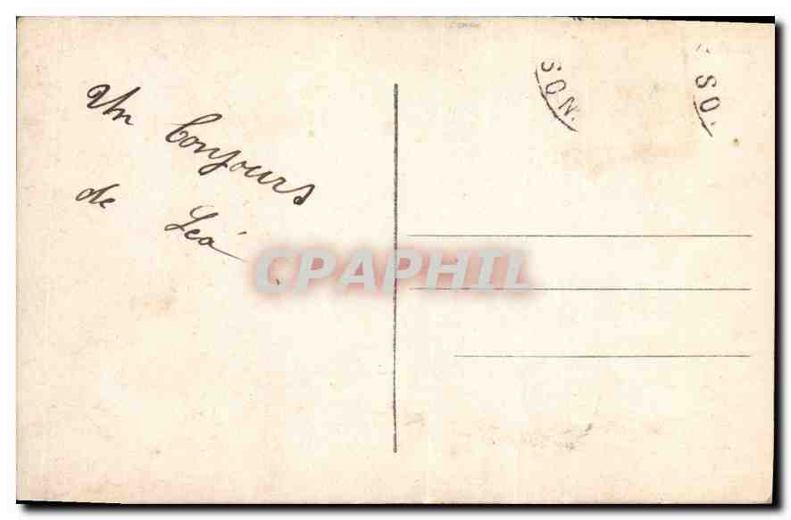 CPA Langages des Cartes de Visite  — Rückseite