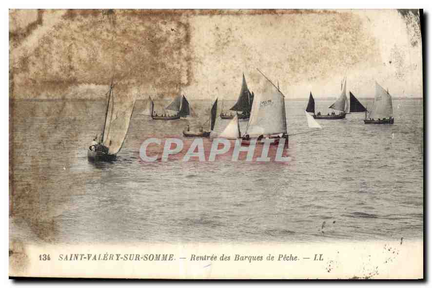 CPA Saint Valery sur Somme Rentree des Barques de Peche 