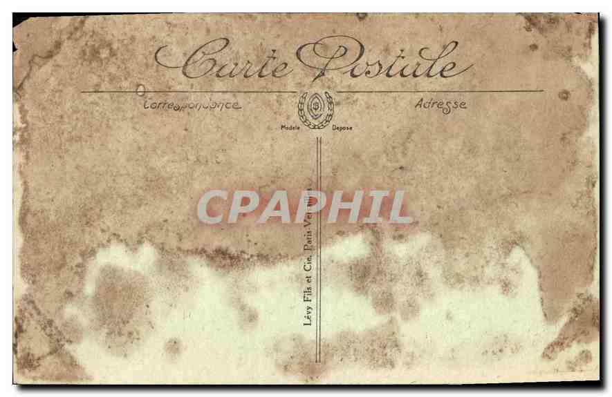 CPA Etretat vue generale de la Plage  — Rückseite
