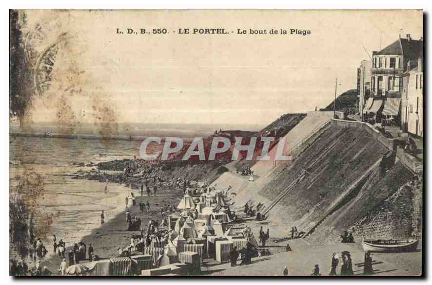 Le Portel — Le bout de la Plage — L. D. B., 550