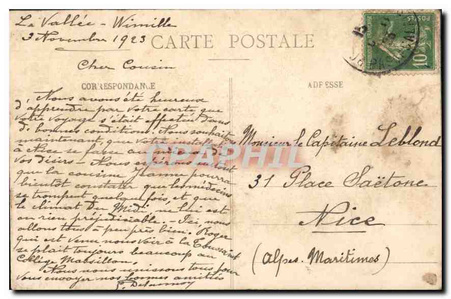 Le Portel — Le bout de la Plage — L. D. B., 550 — Reverso