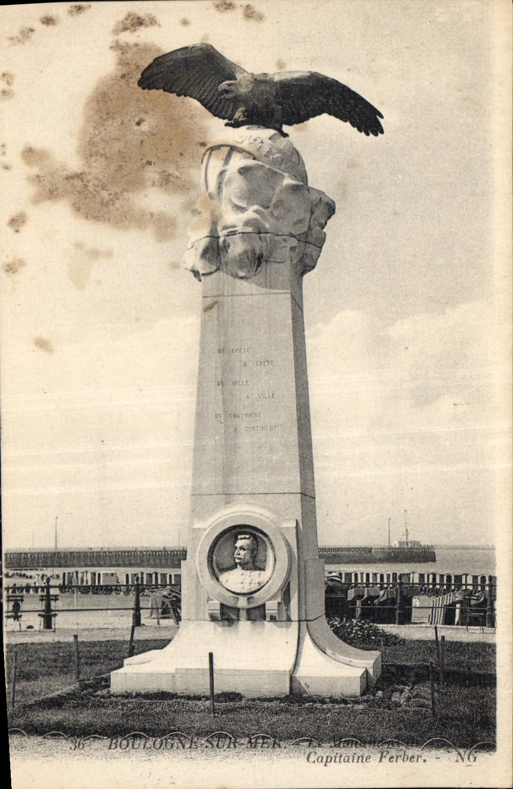 CPA Boulogne sur Mer Capitaine Ferber 