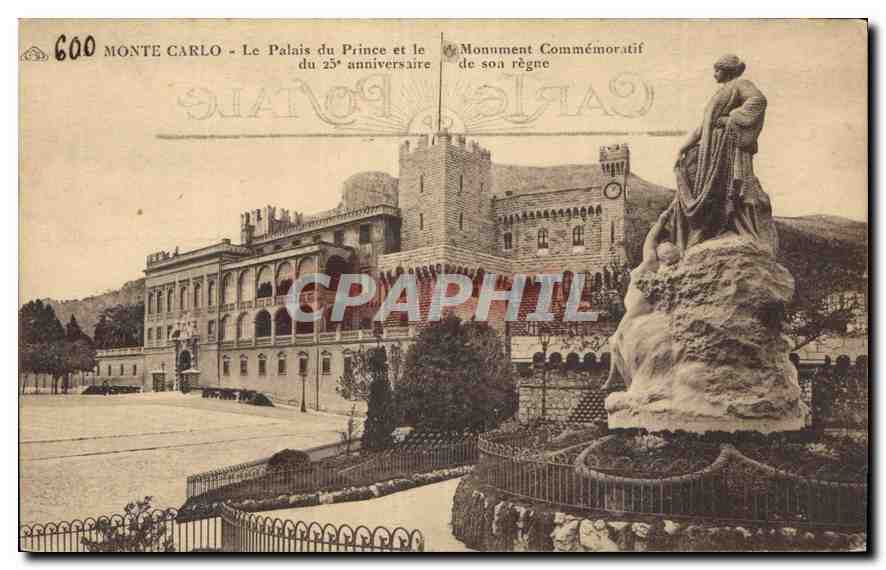 Monte Carlo - The Prince's Palace and the Commemorative Monument of His Reign