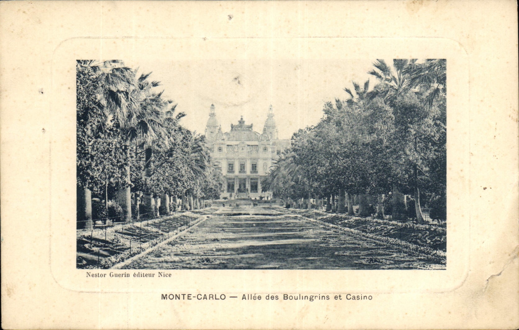 CPA Monte Carlo Allee des Boulingrins et Casino 