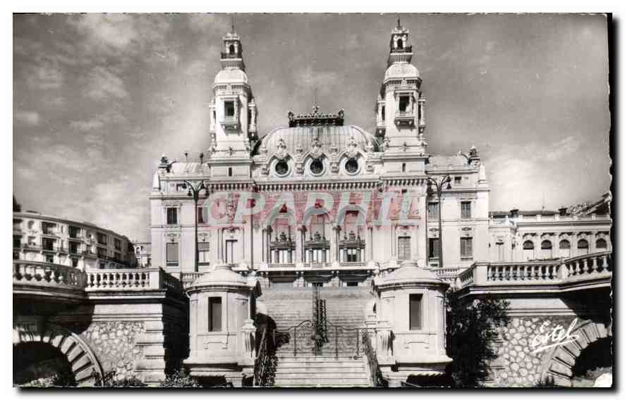 Monte-Carlo — Le Casino : Façade et Terrasses sur la Mer — Édition Lavelle & Cie