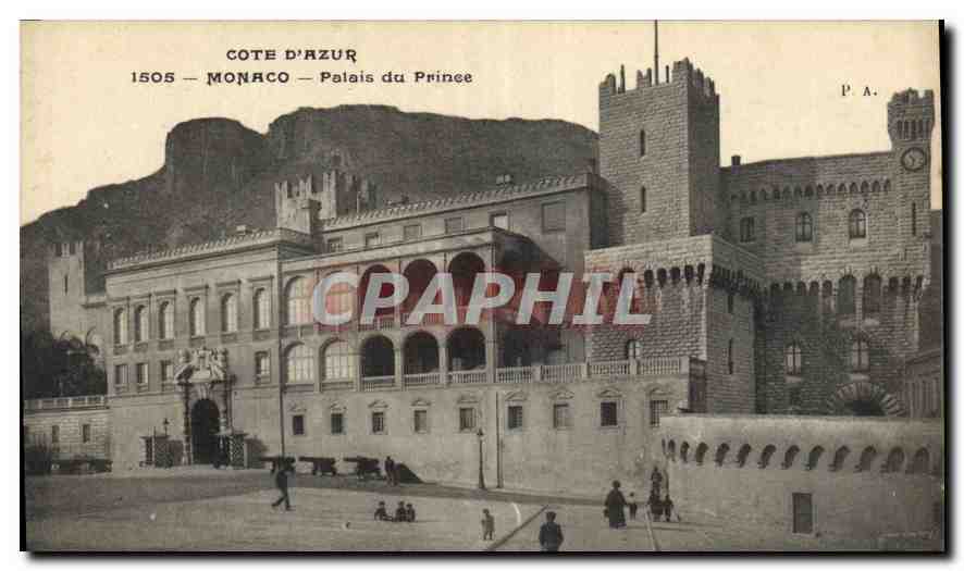 CPA Cote d'Azur Monaco Palais du Prince 