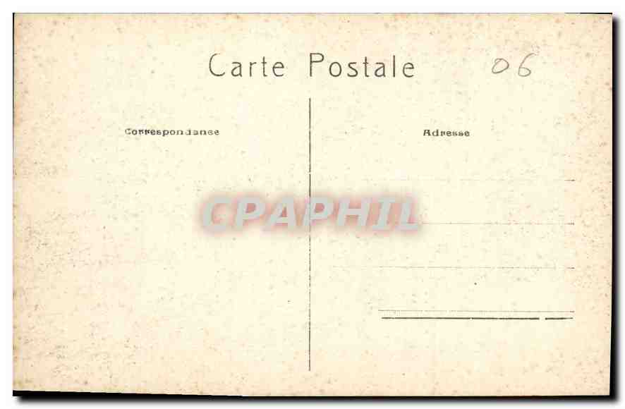 CPA Cote d'Azur Monaco Palais du Prince  — Rückseite
