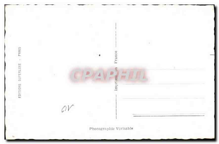 CPA Vive St Barbe Femme — Rückseite