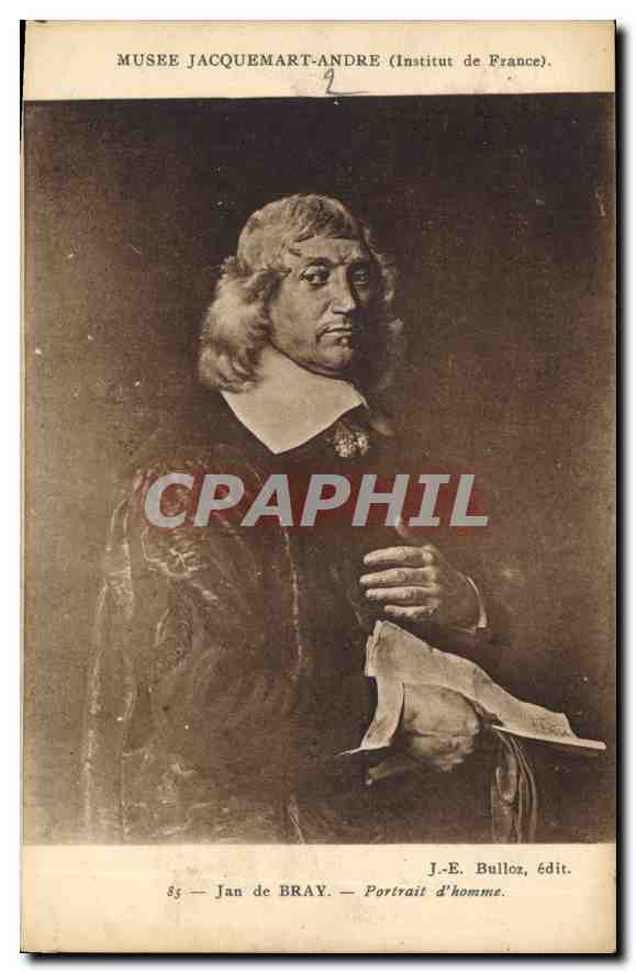 CPA Musee Jacquempart Andre Institut de France Jan de Bray Portrait d'Homme 