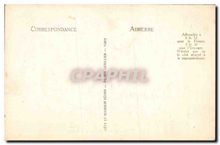 CPA Nattier Madame Adelaide de France Musee de Versailles  — Verso