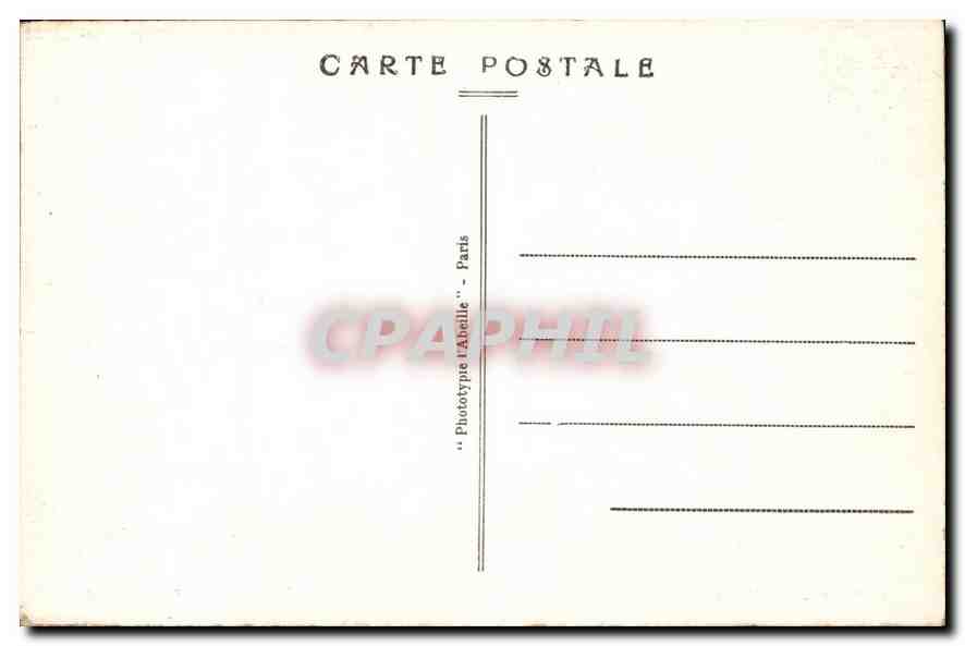 CPA L'Abbaye de Sainte Denis Tombeau de Louis de France Fils de Saint Louis  — Rückseite