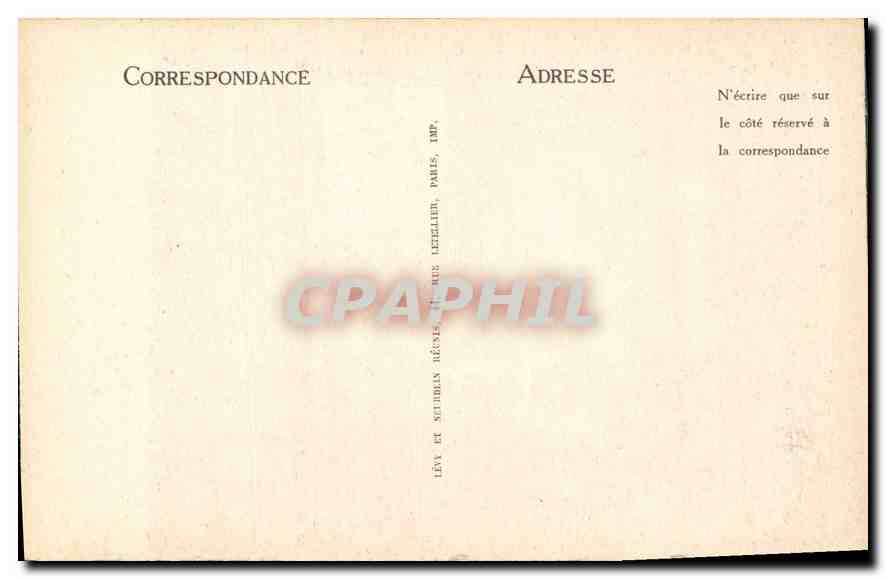 CPA Chantilly Musee Conde Michel Montaigne Ecole Francaise  — Rückseite