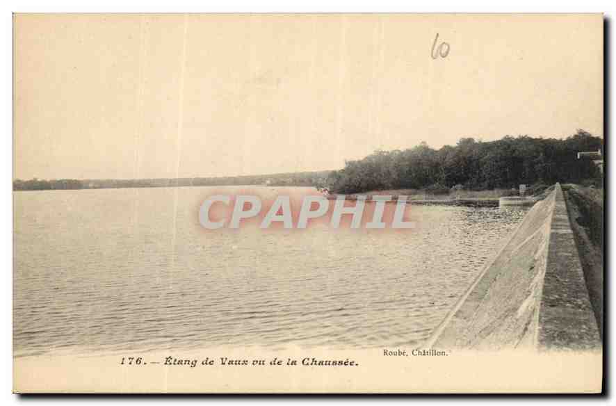 CPA Etang de Vaux vu de la Chaussee 