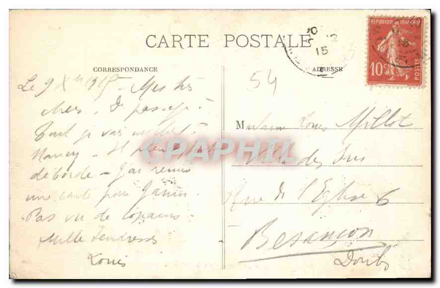 CPA Toul Illustre vue generale la Cathedrale  — Verso