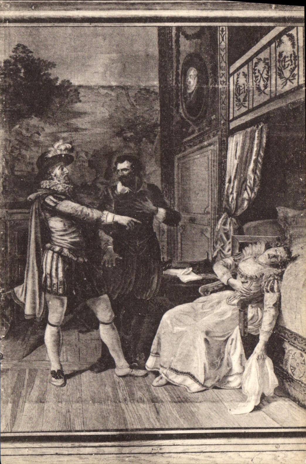 CPA Pau le Chateau Tapissserie XVIII siecle Evanouissement de Gabrielle d'Estree 