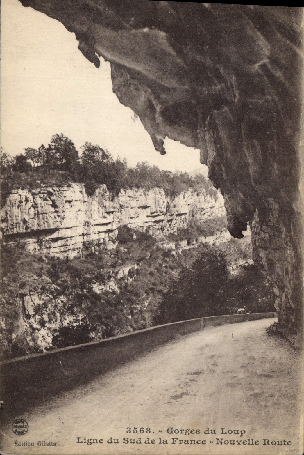 Gorges du Loup — Neue Route — Edition Gilletta Nr. 3568