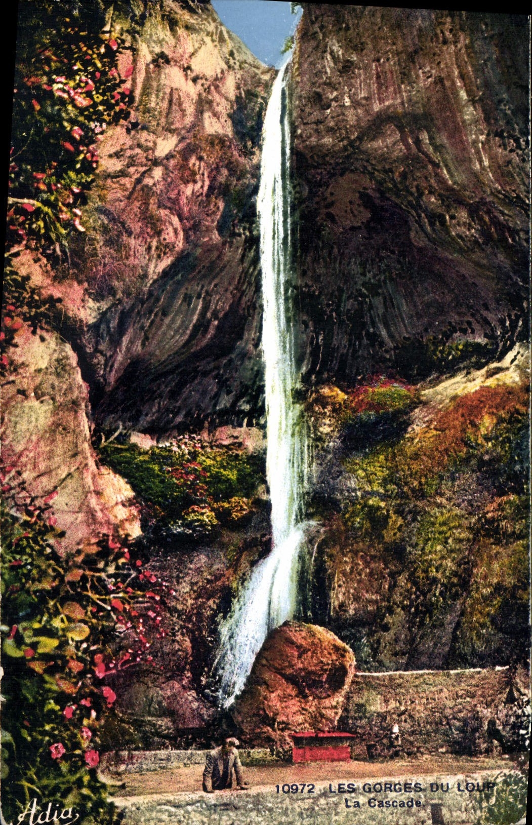 Les Gorges du Loup — La Cascade — Adia, n° 10972