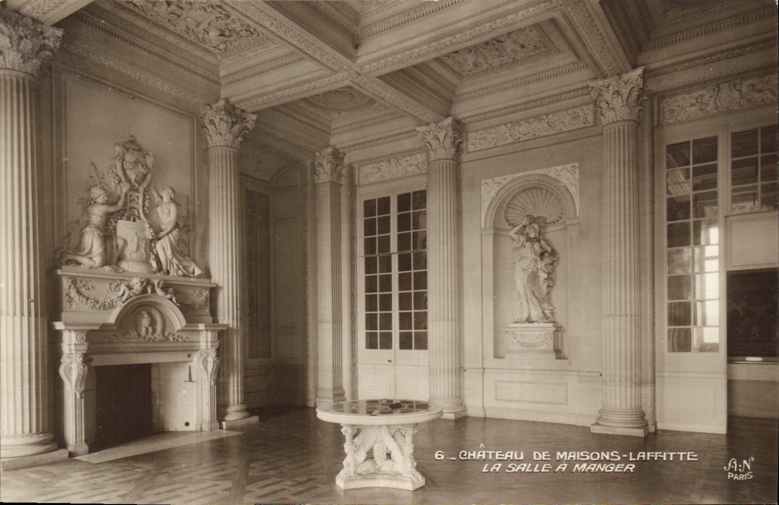 CPA Chateau de Maisons Lafitte la Salle a Manger 