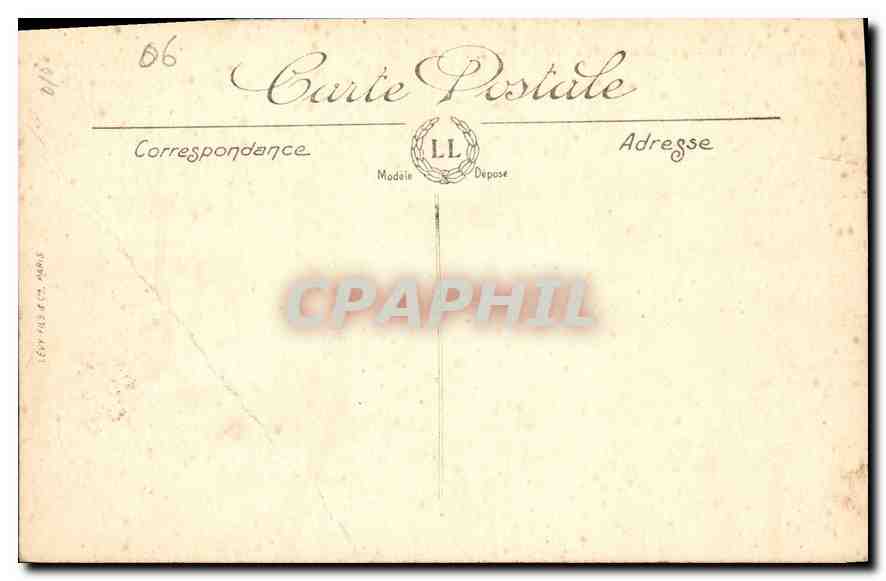 CPA Nice Effet de Soleil Couchant  — Rückseite