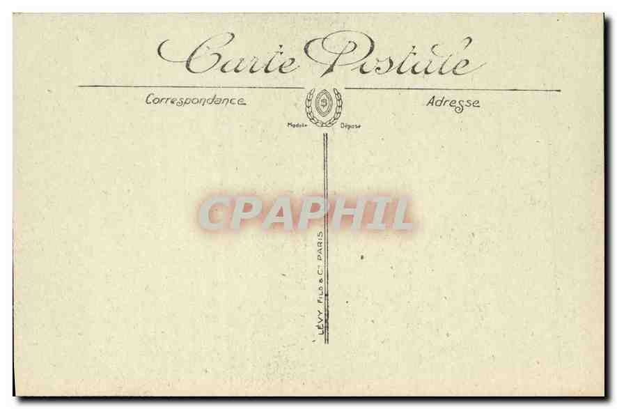 CPA Marseille Notre Dame de la Garde  — Verso