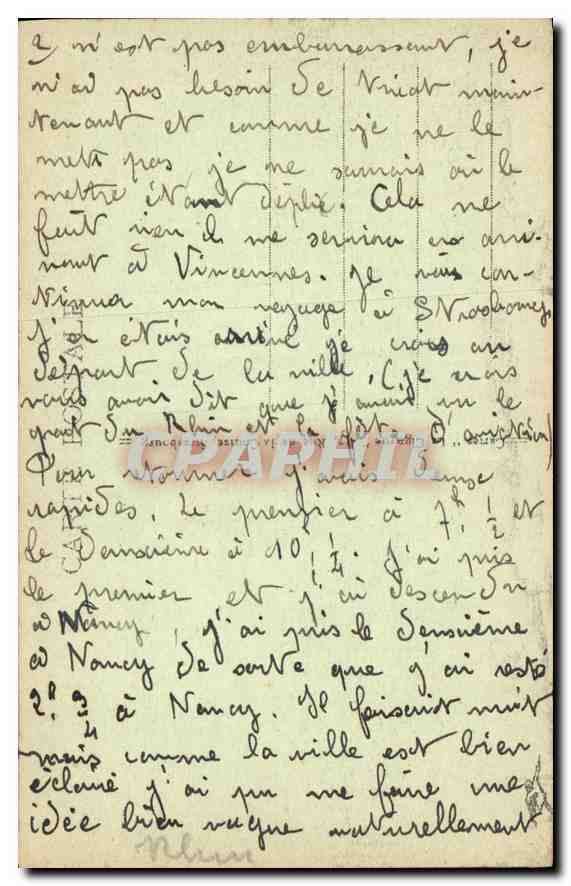 Straßburg — Palais du Rhin — Place de la République — Anonymer Verlag, Nr. 272 — Rückseite