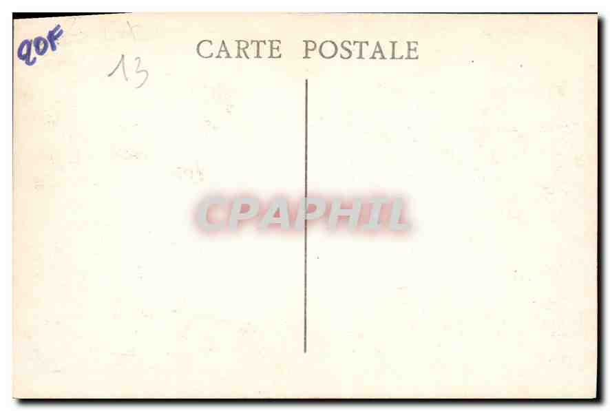 CPA Marseille le Pont a Transbordeur  — Verso