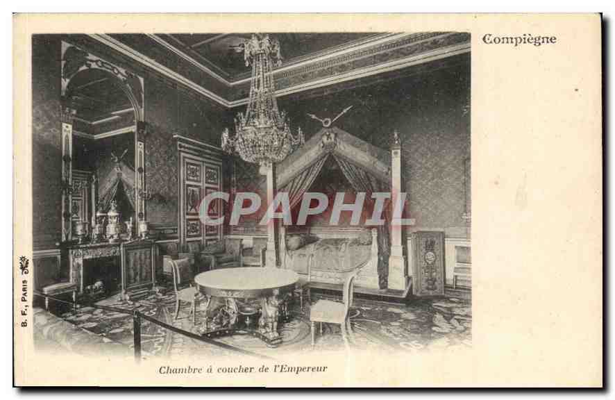 CPA Compiegne Chambre a Coucher de l'Empereur 