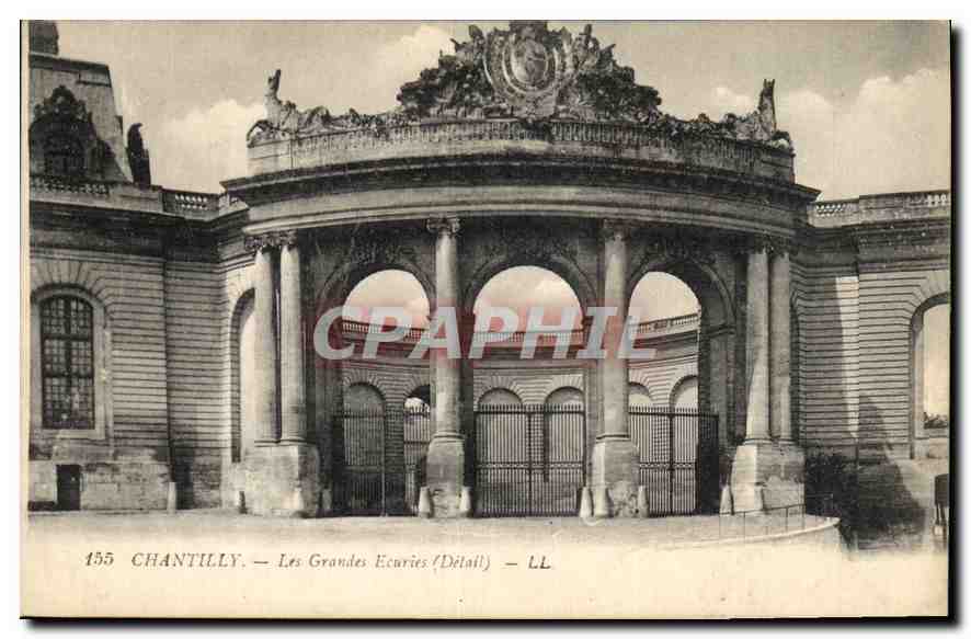 CPA Chantilly Les Grandes Ecuries Detail 