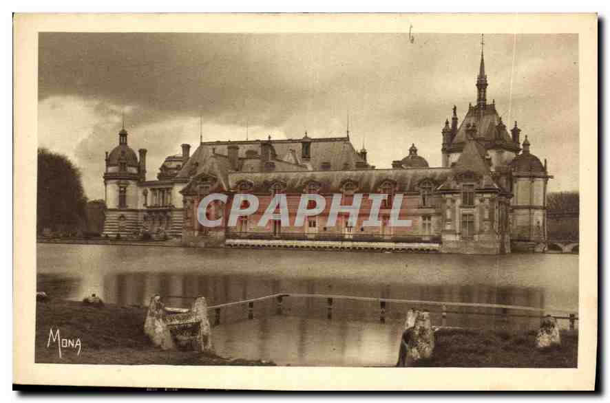 CPA Les Petits Tableaux de l'Ile de France Chateau de Chantilly les Chateaux le Petit Chateau et la 