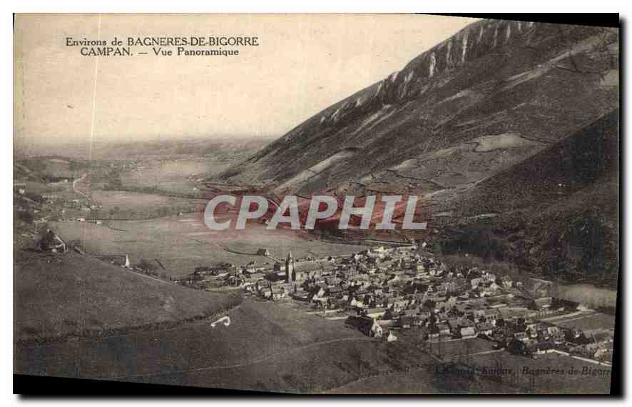Campán — Panoramablick — Verlag: Éd. Sautot, Bagneres-de-Bigorre