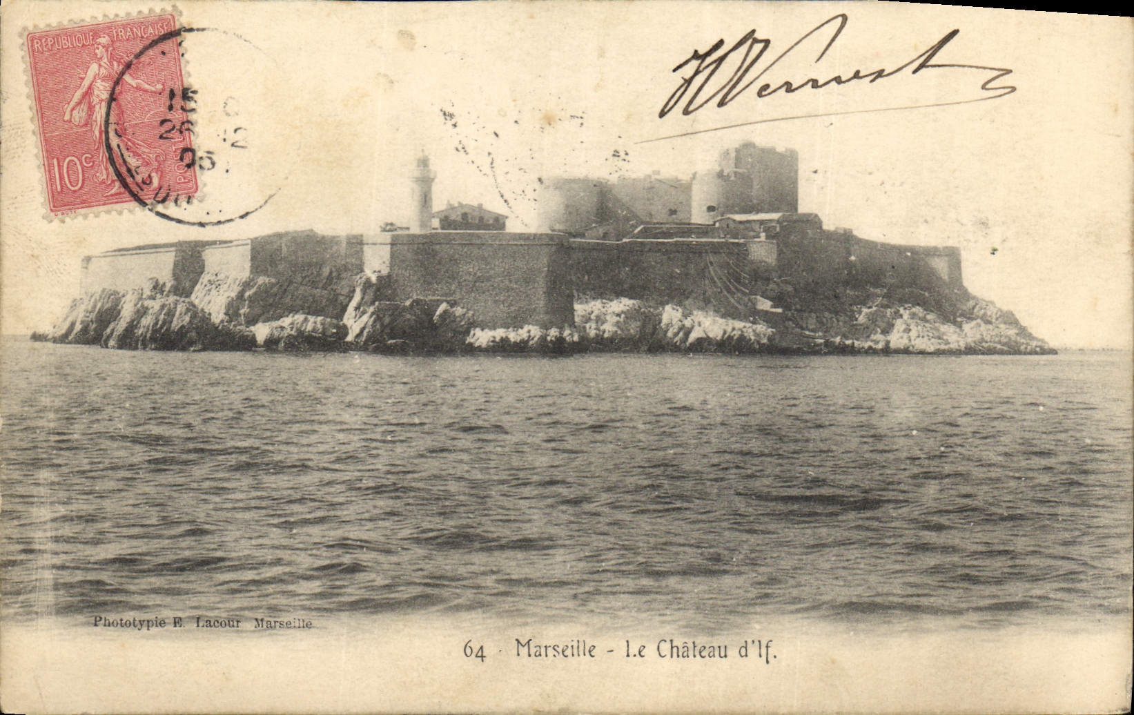 CPA Marseille Le Chateau d'If 