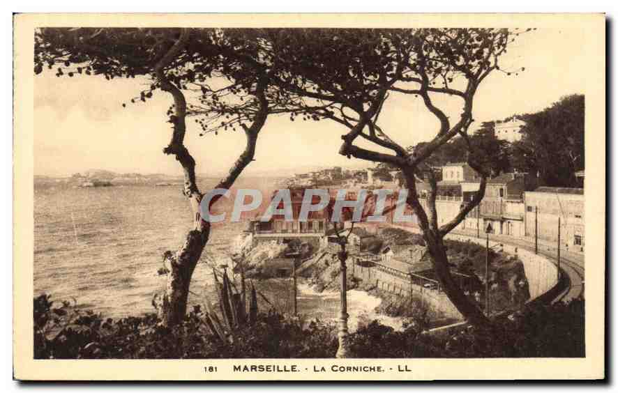 CPA Marseille La Corniche 