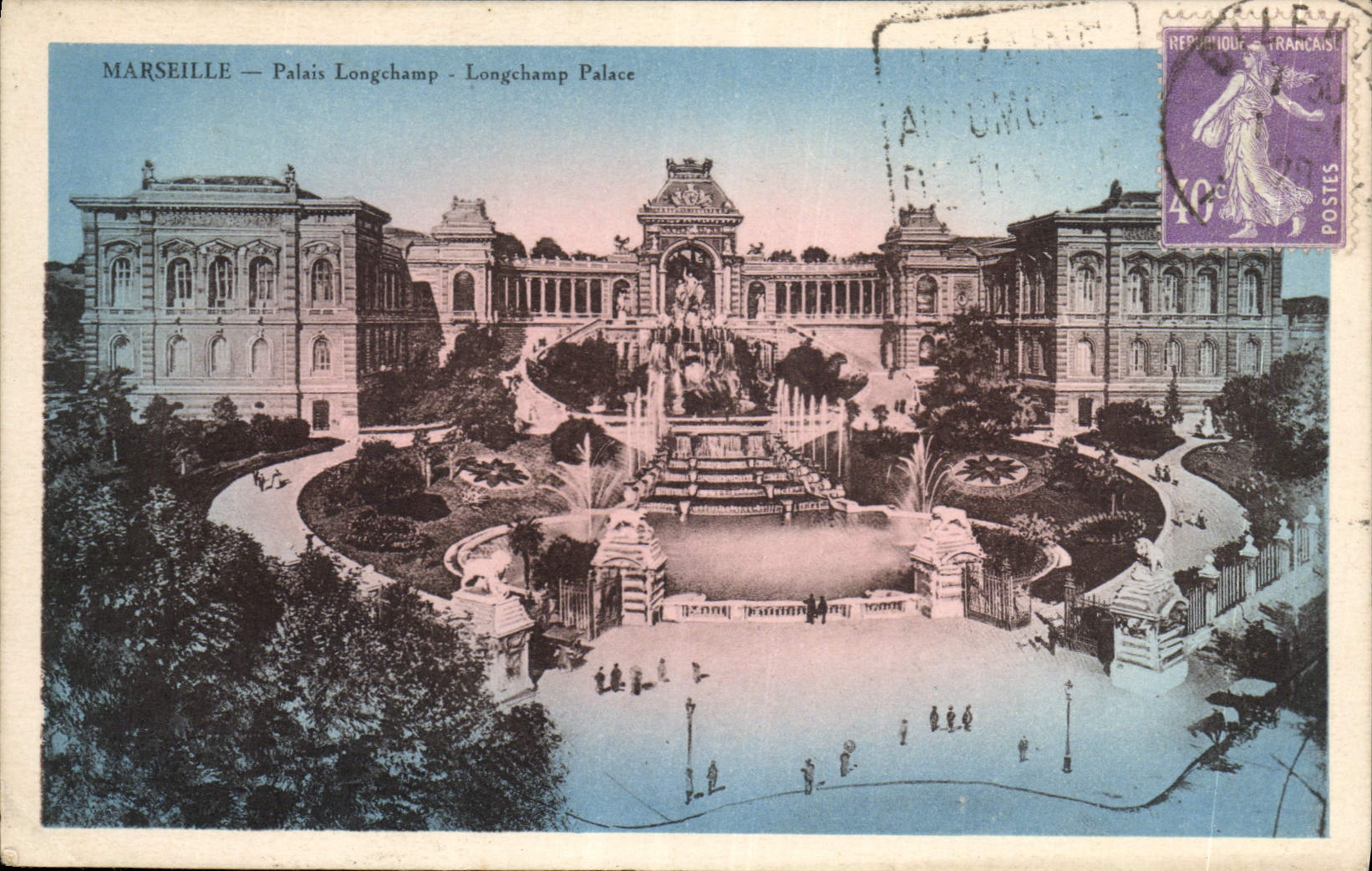 CPA Marseille Palais Longchamp 