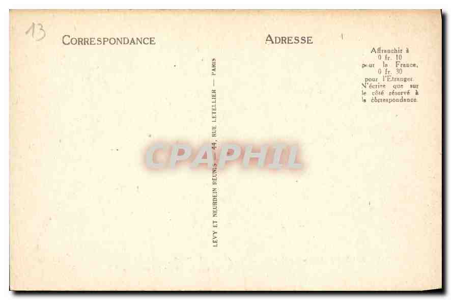 CPA Marseille Le Casino de la Plage et le Prado  — Rückseite