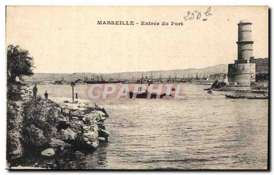 CPA Marseille Entree du Port 
