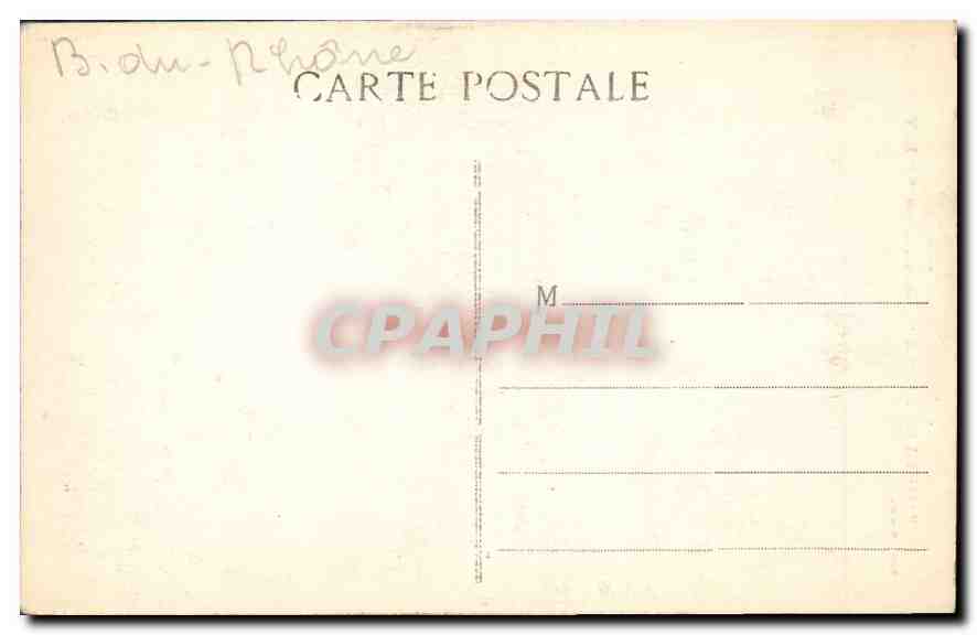 AIX-en-PROVENCE - Portail de l'Ancien Palais Archiépiscopal — Édition Carle — Verso
