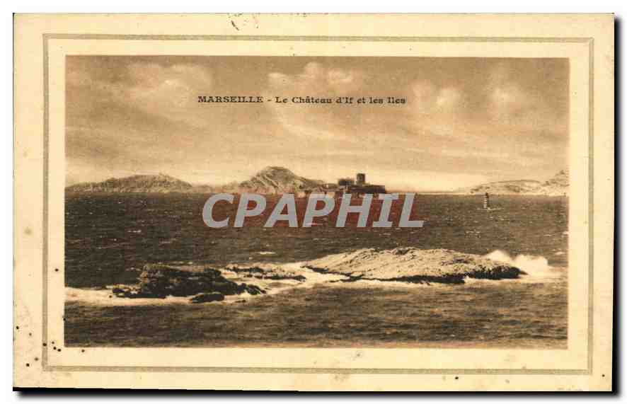 CPA Marseille Le Chateau d'If et les Iles 