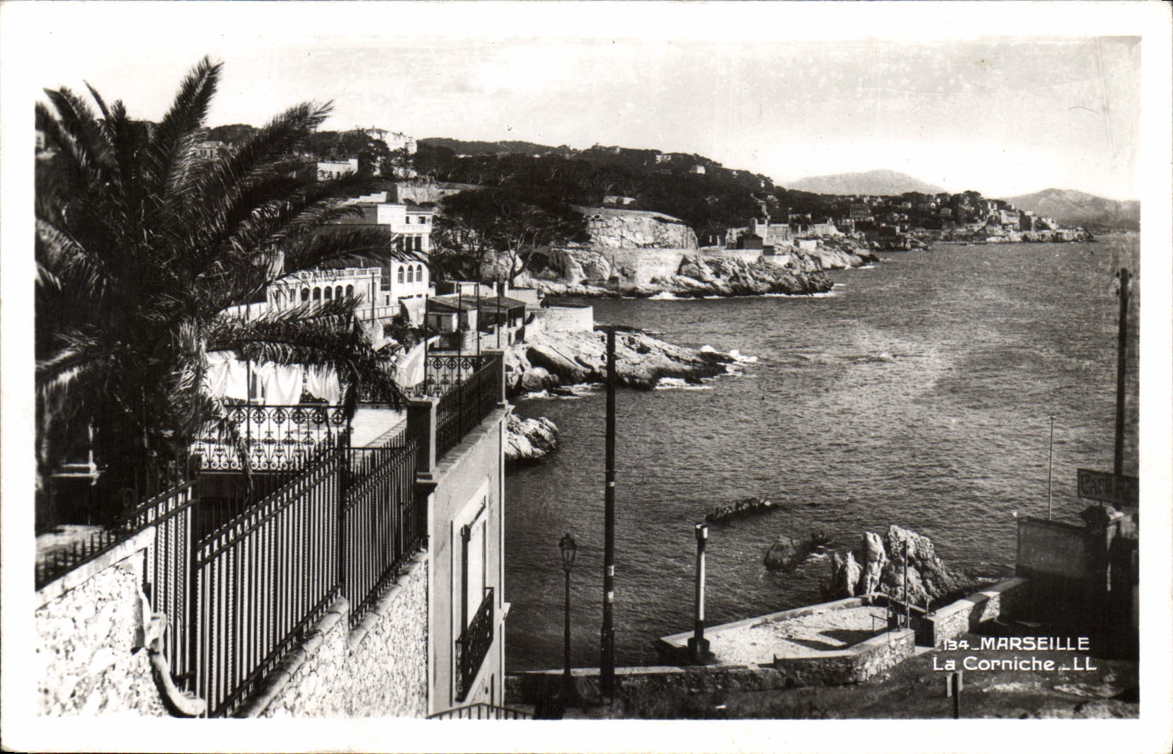 CPA Marseille La Corniche 