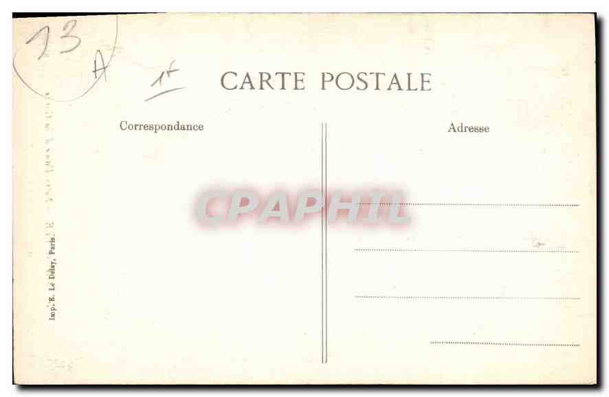 CPA Marseille Notre Dame de la Garde  — Rückseite